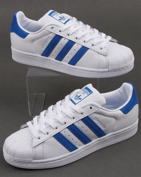 adidas superstar blauw wit|adidas superstar blue.